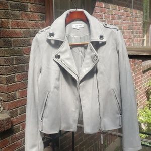 JOHN +JENN ultra suede jacket